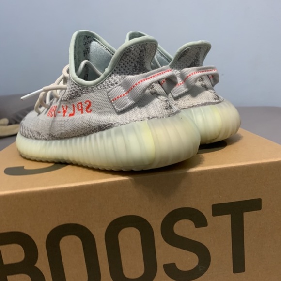 Yeezy 350 “Blue Tint” sz 12 - Picture 3 of 5